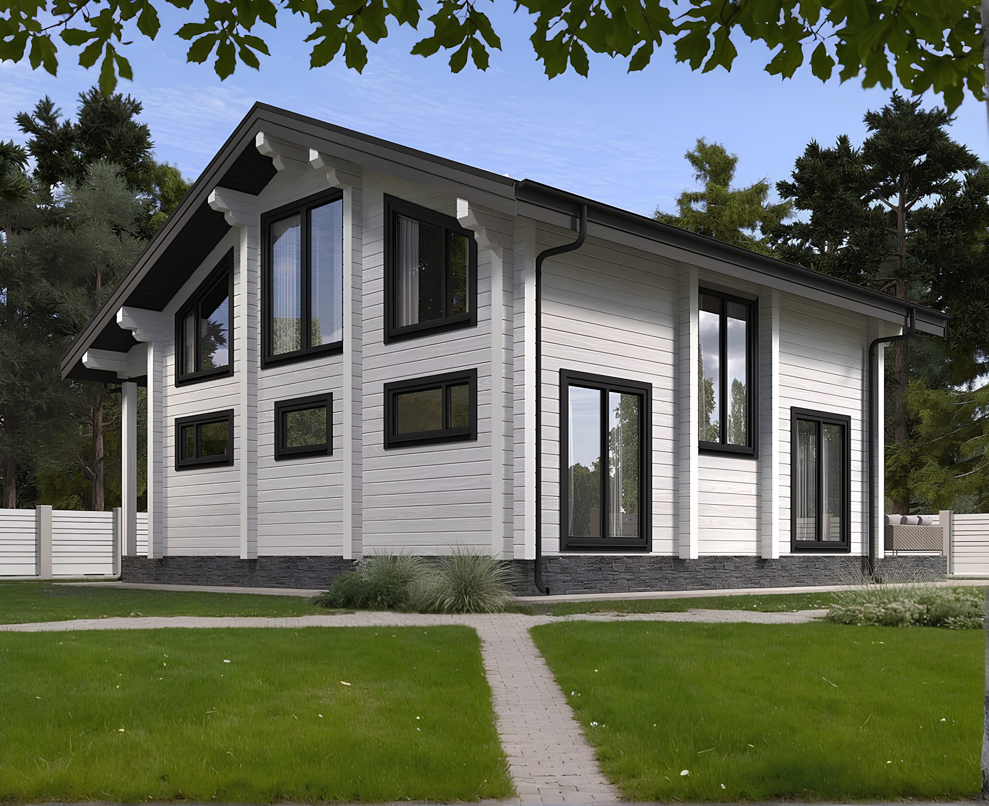 Дом из профилированного бруса VZ-409